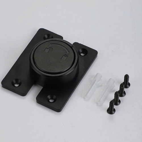 Chốt Khóa Xoay Cửa Hợp Kim Kẽm, Khóa Cửa Tủ Cửa Lùa Chắc Chắn CC001