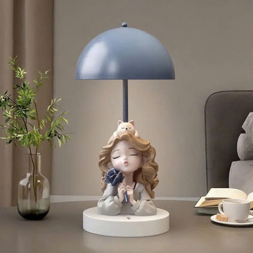 Đèn để bàn hình cô gái decor trang trí 014
