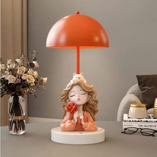 Đèn để bàn hình cô gái decor trang trí 014