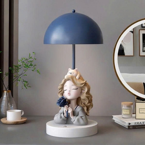 Đèn để bàn hình cô gái decor trang trí 014