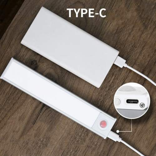 Đèn LED ánh sáng cảm biến ba màu có cổng pin sạc USB DCB011