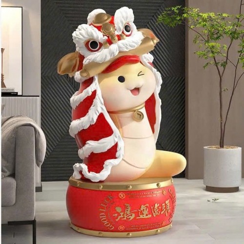 Đồ decor trang trí hình con rắn sang trọng cao cấp 020