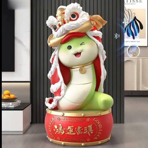 Đồ decor trang trí hình con rắn sang trọng cao cấp 020