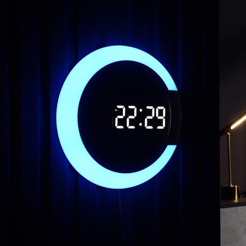Đồng hồ đèn LED hiện đại kỹ thuật số 181
