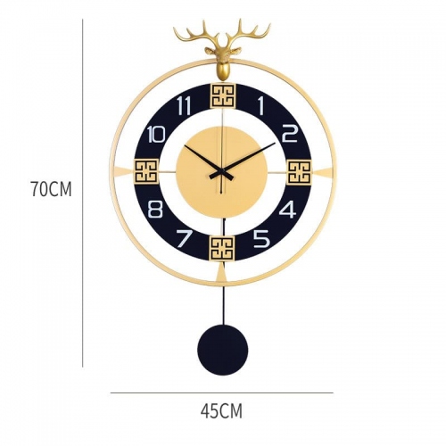 Đồng hồ treo tường Bắc Âu cổ điển 136