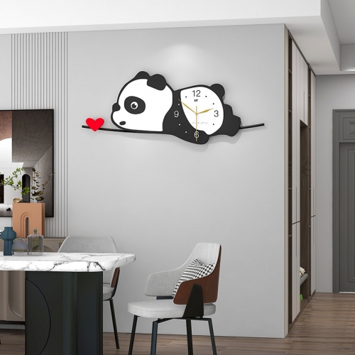 Đồng hồ treo tường gấu trúc đáng yêu 321