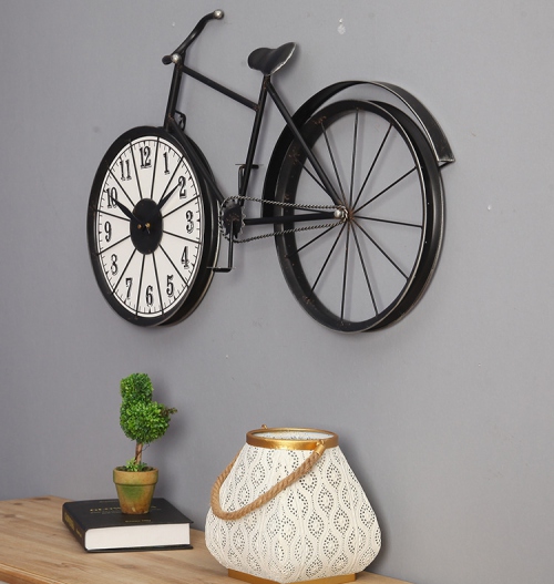 Đồng hồ treo tường hình xe đạp retro 068