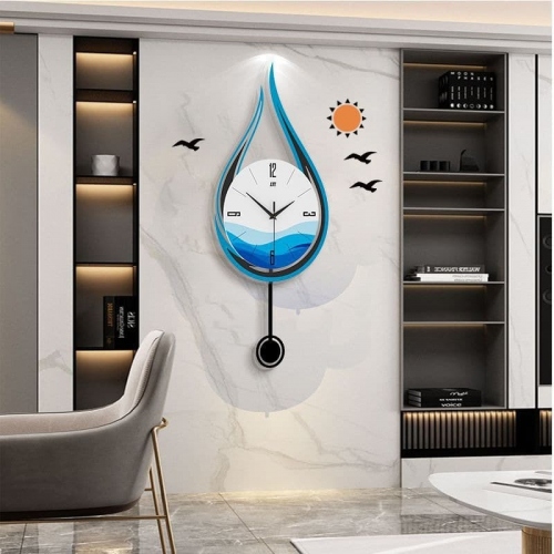 Đồng hồ treo tường nghệ thuật giọt nước đẹp 227