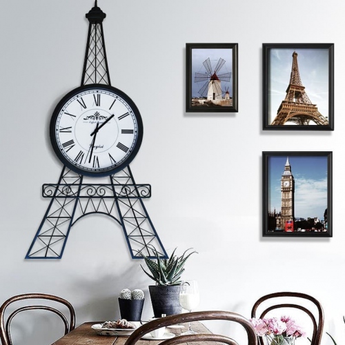 Đồng hồ treo tường nghệ thuật hình tháp Eiffel 101