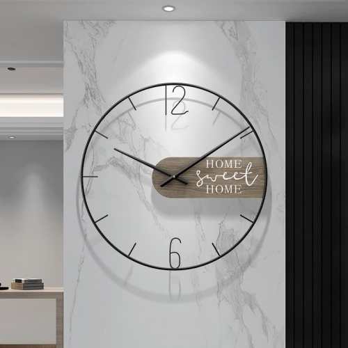 Đồng hồ treo tường nghệ thuật tối giản không gian 184
