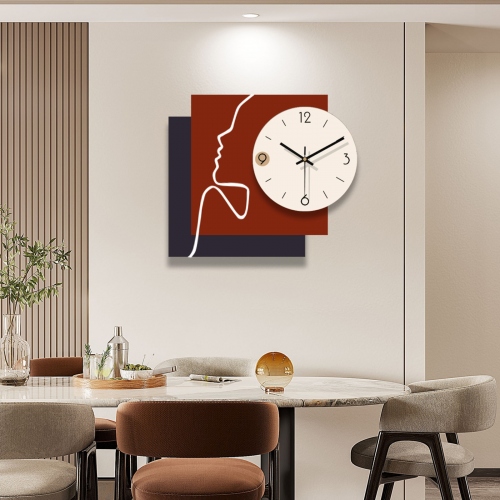 Đồng hồ treo tường phong cách tối giản sang trọng DH375