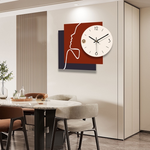 Đồng hồ treo tường phong cách tối giản sang trọng DH375