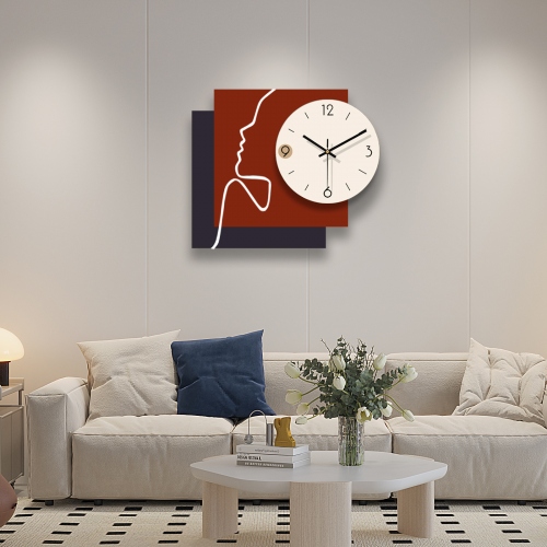 Đồng hồ treo tường phong cách tối giản sang trọng DH375
