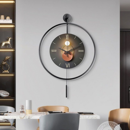 Đồng hồ treo tường quả lắc đẹp mắt 332