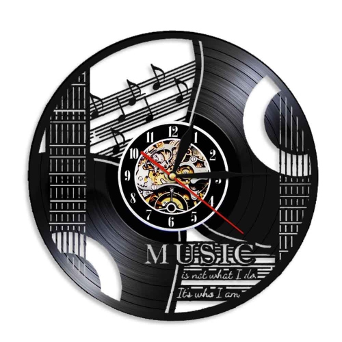 Đồng hồ treo tường thiết kế đĩa than Music 095