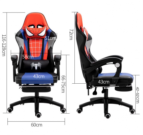 Ghế ngồi gaming chơi game họa tiết Spider Man 044