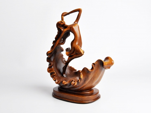 Giá để rượu decor trang trí nữ vũ công uốn lượn nghệ thuật cổ điển sang trọng 044