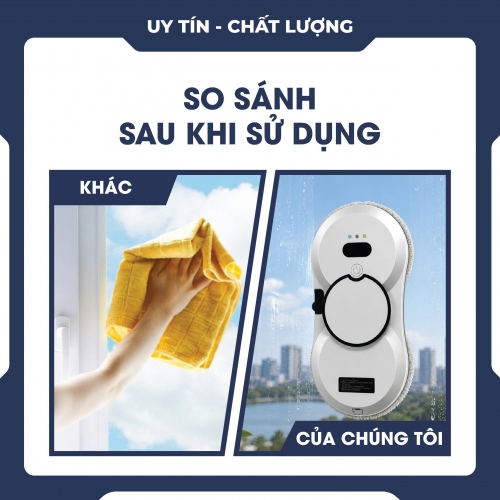 HCR-02 Robot thông minh lau kính tự động vệ sinh nhà cửa hiệu quả