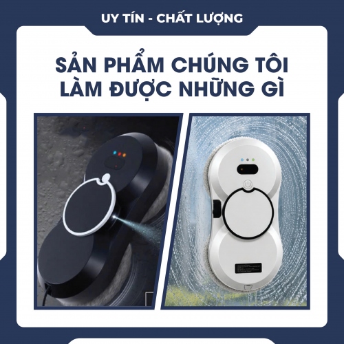 HCR-02 Robot thông minh lau kính tự động vệ sinh nhà cửa hiệu quả