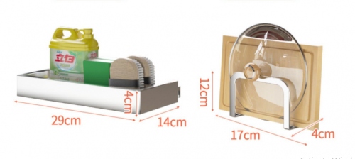 Kệ để bồn rửa chén bát thoát nước bằng thép không gỉ 304 đa năng 079