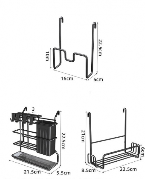 Kệ đựng chén bát trên bồn rửa cao cấp NBSP005