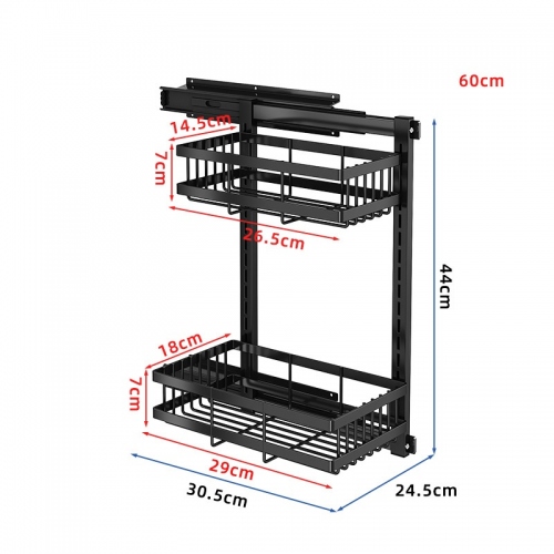 Kệ đựng gia vị kéo trượt thông minh NBSP002