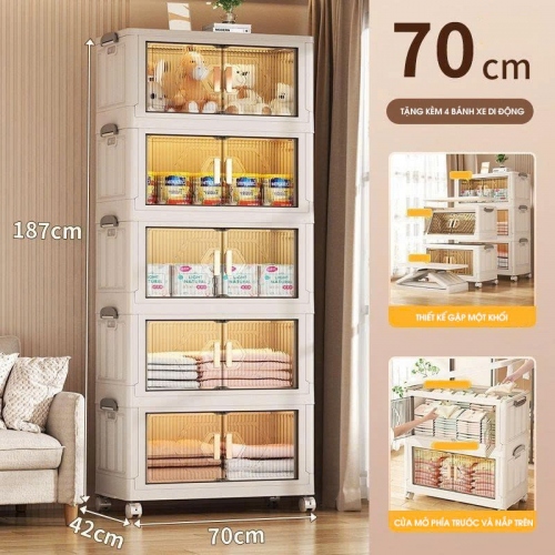 Khám Phá Tủ Nhựa Gấp Gọn Tiện Dụng Mang Lại Sự Ngăn Nắp Và Tiết Kiệm Diện Tích