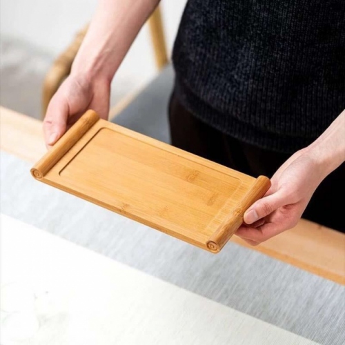 Khay bàn trà bằng gỗ mini 27x13x2cm 0036