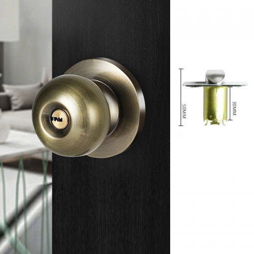 Khóa cửa tay nắm tròn bền đẹp an toàn cho mọi cửa 162