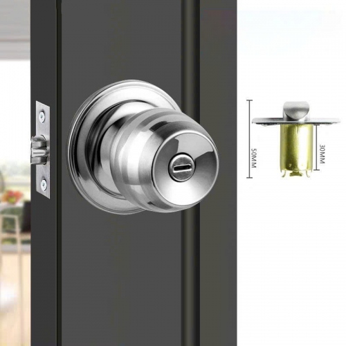 Khóa cửa tay nắm tròn bền đẹp an toàn cho mọi cửa 162