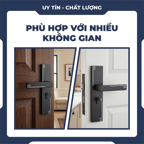 Khóa tay gạt hợp kim nhôm cao cấp KCSP002