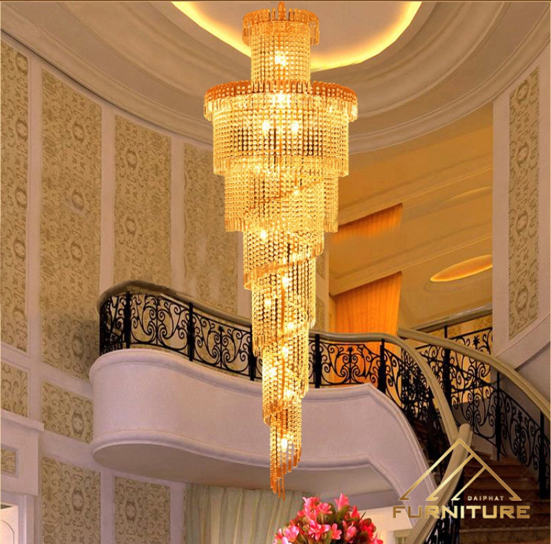 Vua bán đèn chùm trang trí treo trần nhà hàng sảnh khách sạn giá ...
