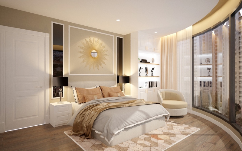 Thiết kế nội thất căn hộ phong cách hiện đại 030