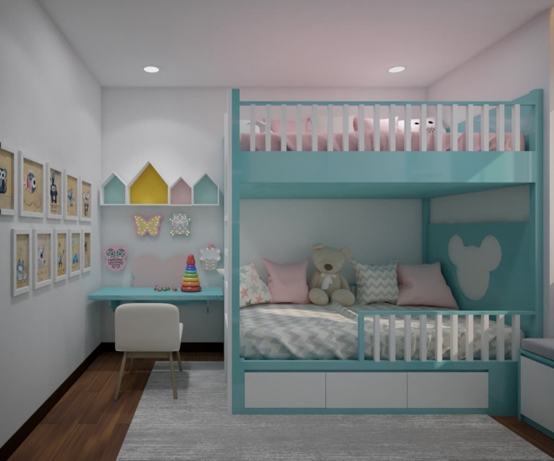 Cẩn trọng 5 lưu ý khi thiết kế nội thất phòng ngủ trẻ em