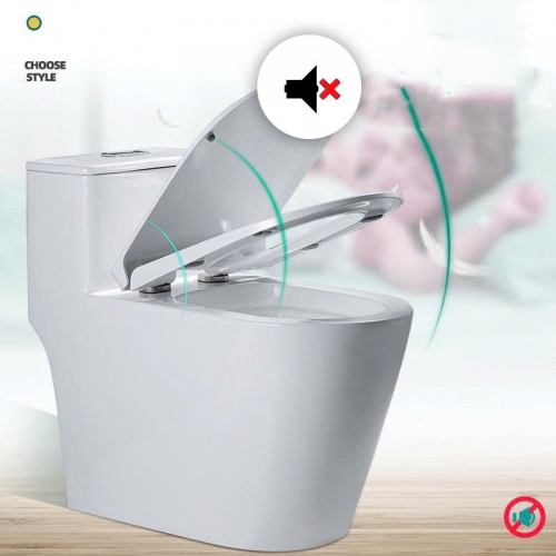 Nắp Bồn Cầu Đóng Mở Êm Ái Chất Liệu Nhựa UF Bền Đẹp NBCTM010