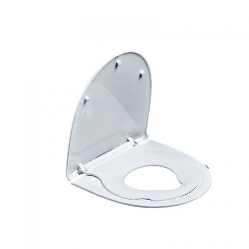 Nắp Bồn Cầu Nhựa PP Nguyên Sinh Cao Cấp Mẫu Trắng Bóng Dễ Lau Chùi NBCTM012