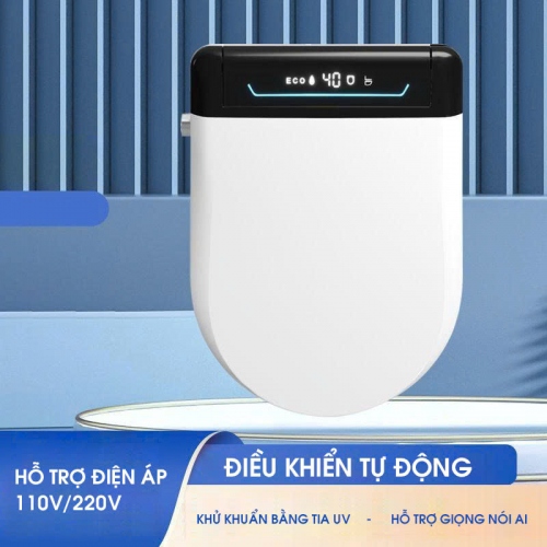 Nắp Bồn Cầu Thông Minh Khử Mùi và Điều Khiển Từ Xa NBCTM003