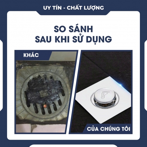 Nắp thoát sàn lõi lò xo chóng mùi tiện lợi vệ sinh 038