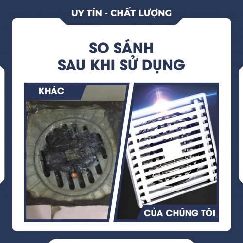 Nắp thoát sàn thông minh chống mùi và côn trùng 026