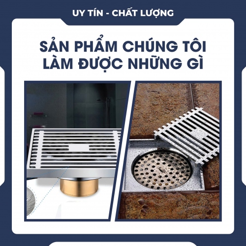 Nắp thoát sàn thông minh chống mùi và côn trùng 026