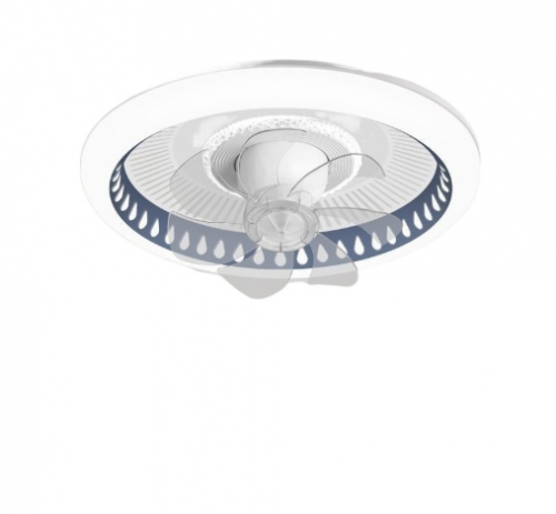 QTD171 - Quạt ốp trần đèn LED thiết kế như những hạt sương mát lành