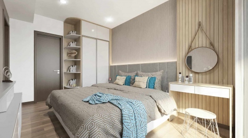 Thiết kế nội thất căn hộ chung cư 3 phòng ngủ cao cấp 014