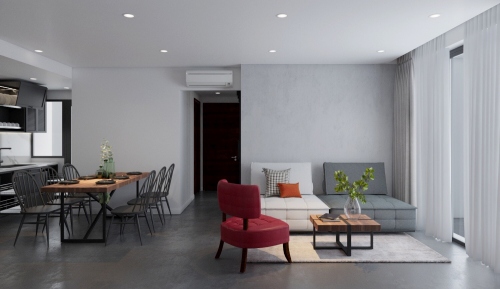 Thiết kế nội thất căn hộ chung cư phong cách hiện đại 021