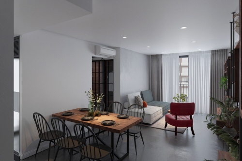 Thiết kế nội thất căn hộ chung cư phong cách hiện đại 021