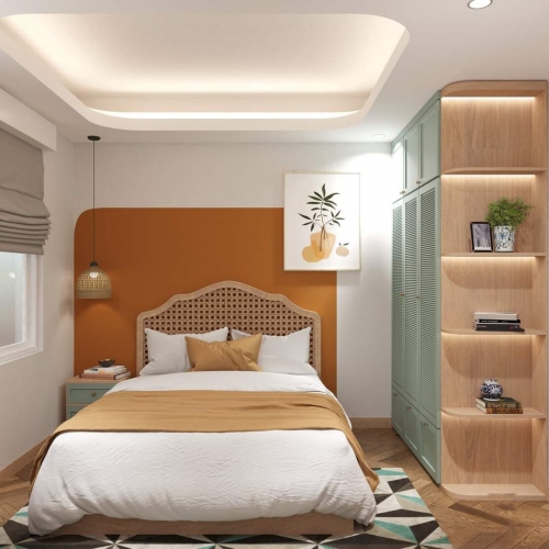 Thiết kế nội thất căn hộ gam màu pastel trẻ trung 063