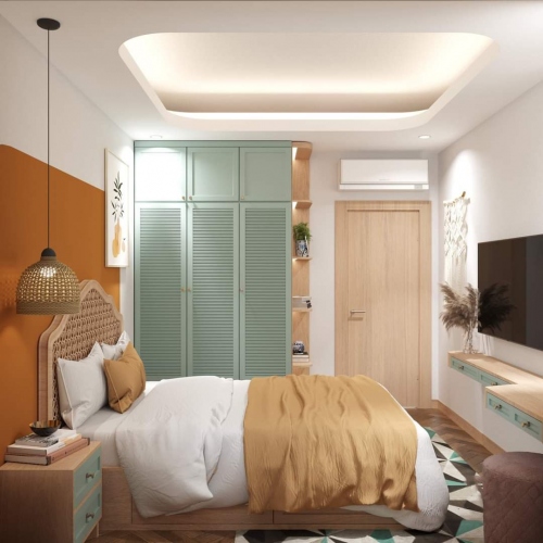 Thiết kế nội thất căn hộ gam màu pastel trẻ trung 063