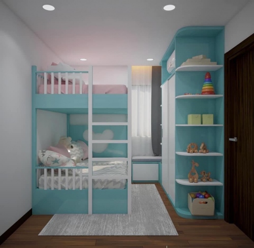 Thiết kế nội thất phòng ngủ cho bé 025