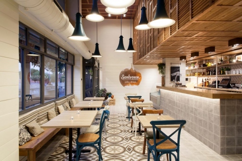 Thiết kế nội thất quán cafe phong cách Bắc Âu 093