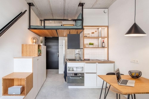 Thiết kế nội thất thông minh trong căn hộ siêu hẹp 108