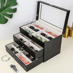0193 Hộp Đựng Mắt Kính 18 Ngăn 3 Tầng